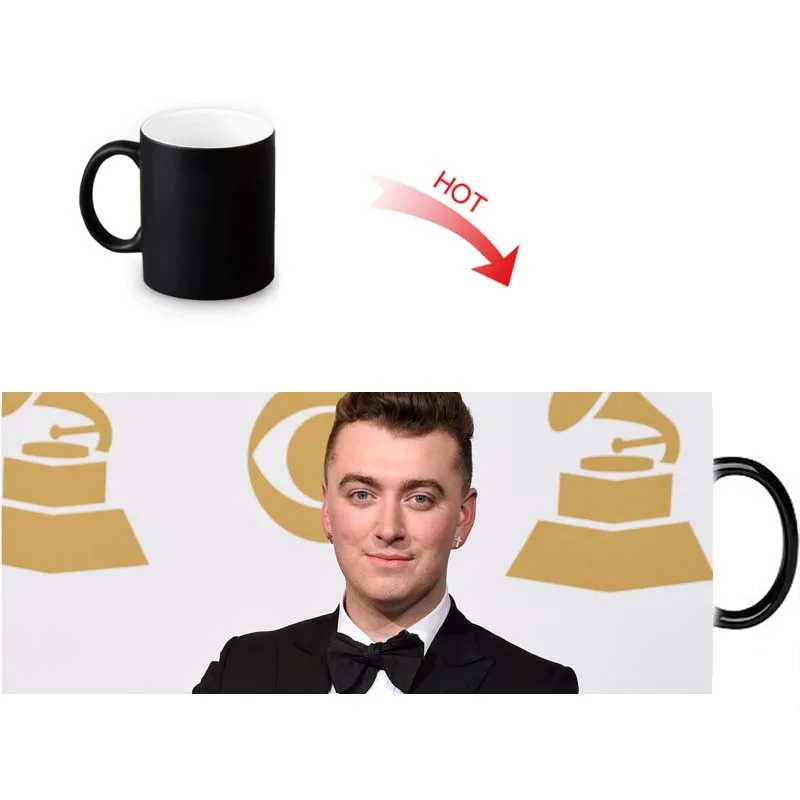 Волшебная кружка Сэм Смит волшебная с изменением цвета чашка для кофе молока чая