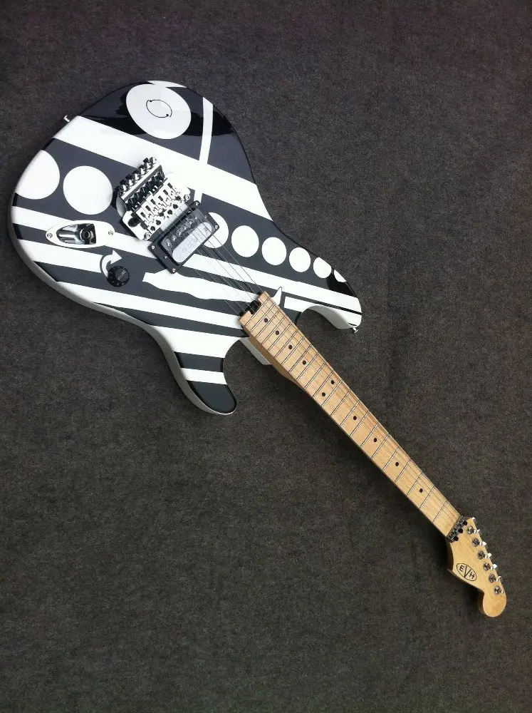 1978 EVH круги и увидеть я латер 'электрогитара с Coli Tap on Tone knos(push/pull) для звукоснимателей моста