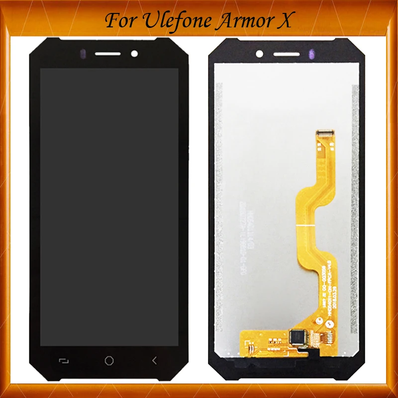 Черный цвет 100% хорошо работает для Ulefone Armor X ЖК-дисплей и сенсорный экран 5 дюйма