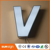 outdoor led frontlit letter channel sign