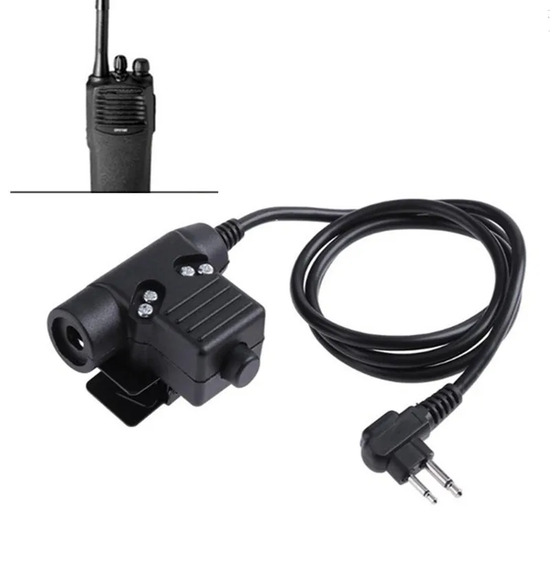 U94 Тактический разъем для наушников motorola cp88 cp040. Рация CP100 CP125 CP150 CP200 CP250 CP300 GP88 |