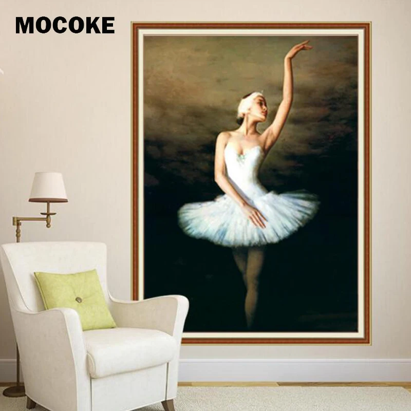 Сделай Сам Алмазная Вышивка королева балета Картина Набор крестиков квадратная