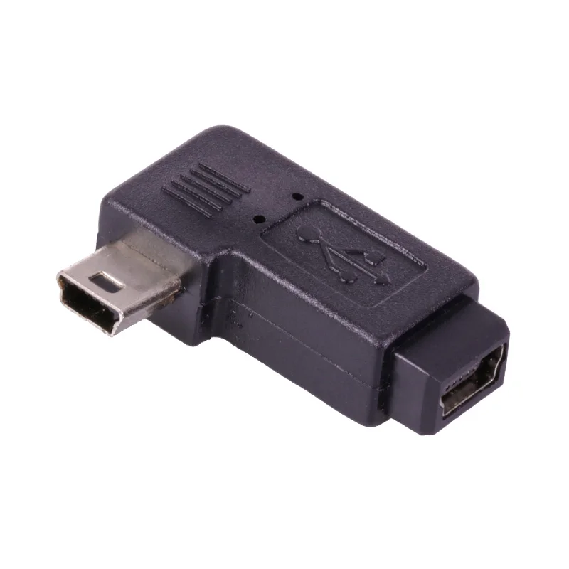 1pc Elbow MINI usb male to female adapter 90 degree turn left/turn right mini 5pin plug connector | Обустройство дома