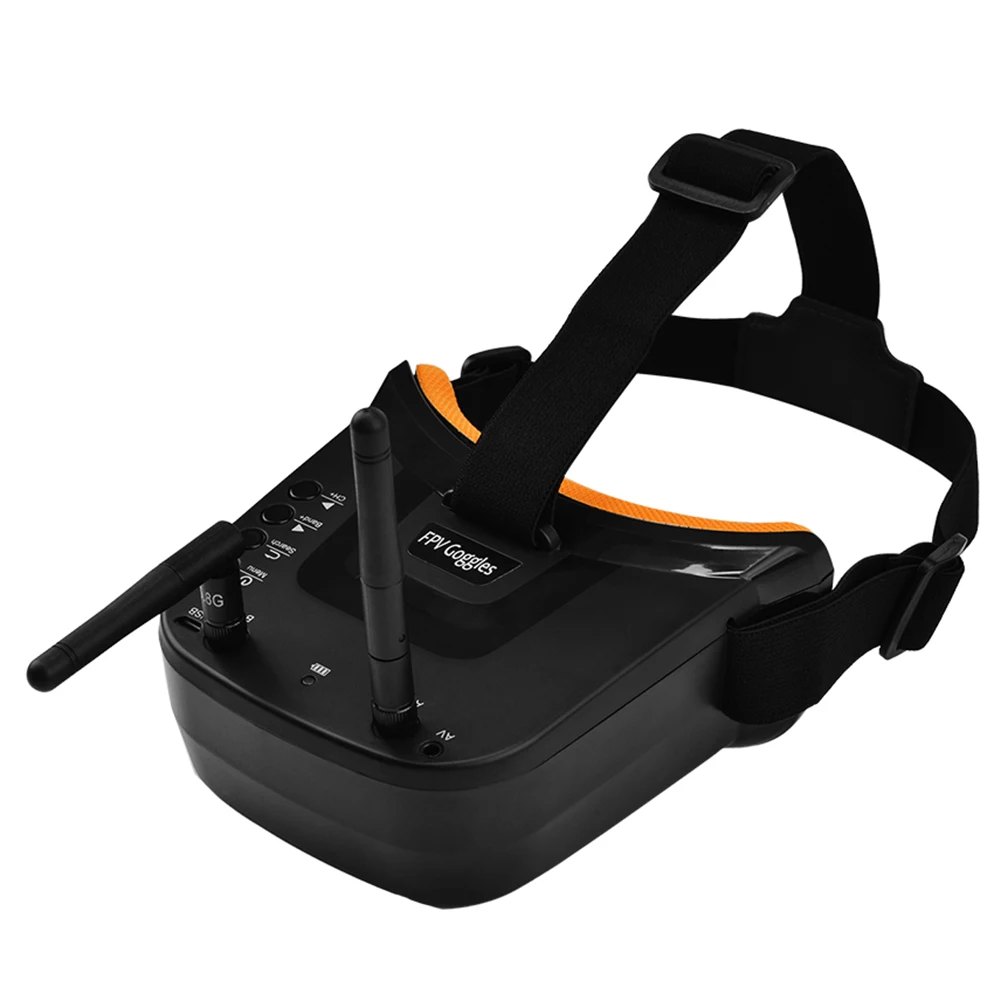 Мини FPV очки 3 дюйма 480x320 дисплей двойная антенна приема 5 8G 40CH с аккумулятором для