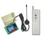 Беспроводной Радиочастотный выключатель питания, с антенной, 3000 м, 220 В переменного тока, 10 А, 1 канал, 315433 МГц