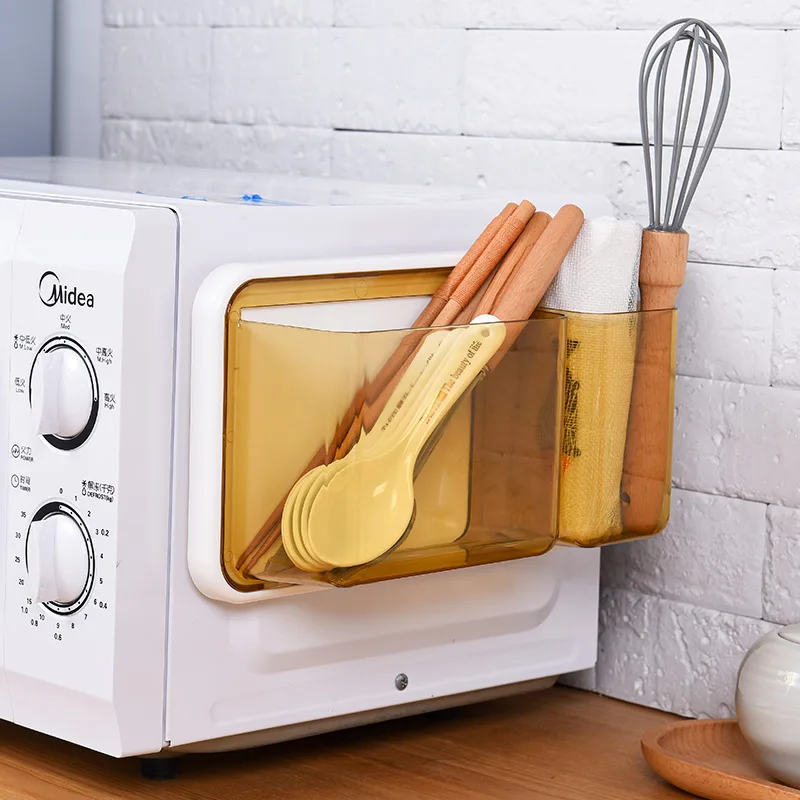 Бросился Cocina Органайзер магнит холодильник пленка бумага вешалка для полотенец коробка для хранения мелочей пластик настенный тип один