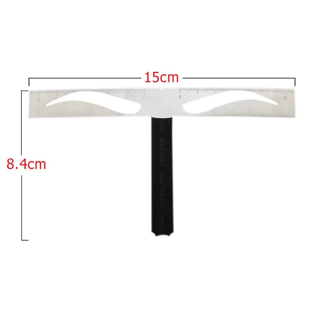 Профессиональный трафарет для бровей с микроблейдинга 1 шт. трафаретная линейка