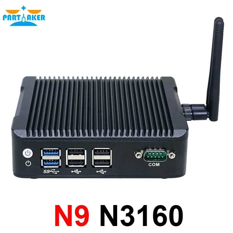 Nano mini pc N9 N3160 quad core Поддержка системы linux для дома и офиса|mini pc|mini partakerpartaker |