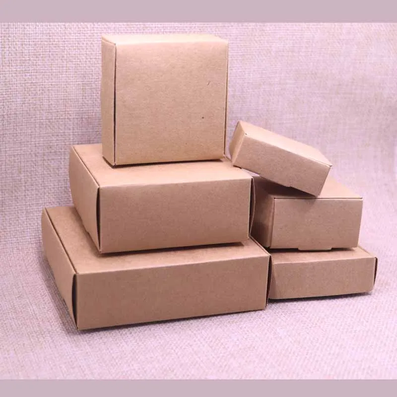 20 шт. Новый DIY крафт-бумажная коробка Подарочная для свадебных сувениров конфет