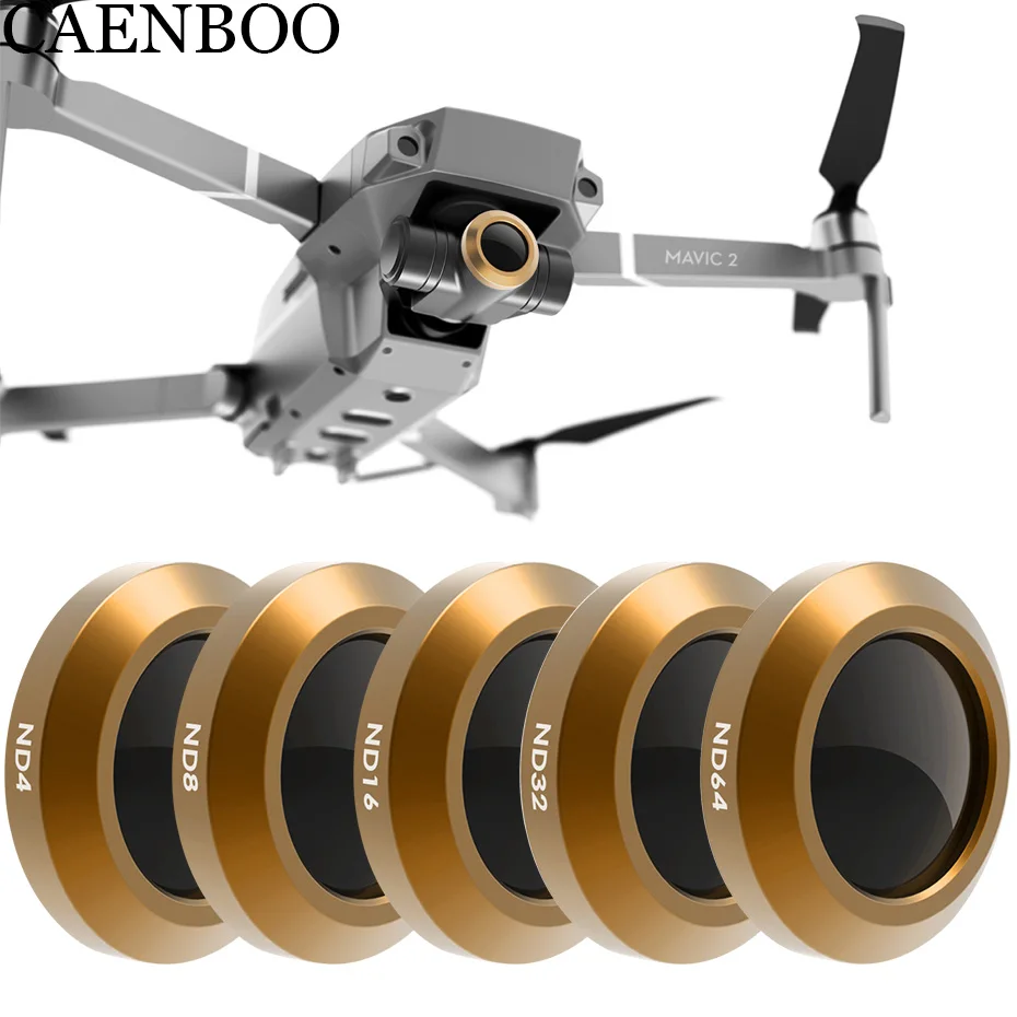 Чехол для DJI Mavic 2 Zoom нейтральная плотность ND4 + 8 16 32 ND64 полярное Оптическое стекло