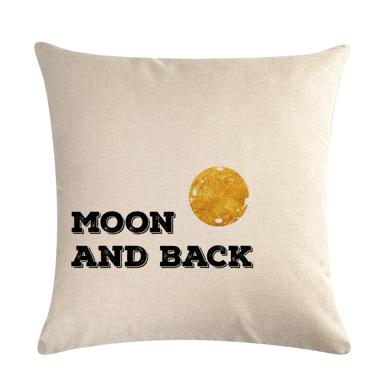45*45 Cm Simple Couple Cushion Cover Suitable for Home/Automobile Decoration Linen/cotton Square Sofa | Дом и сад