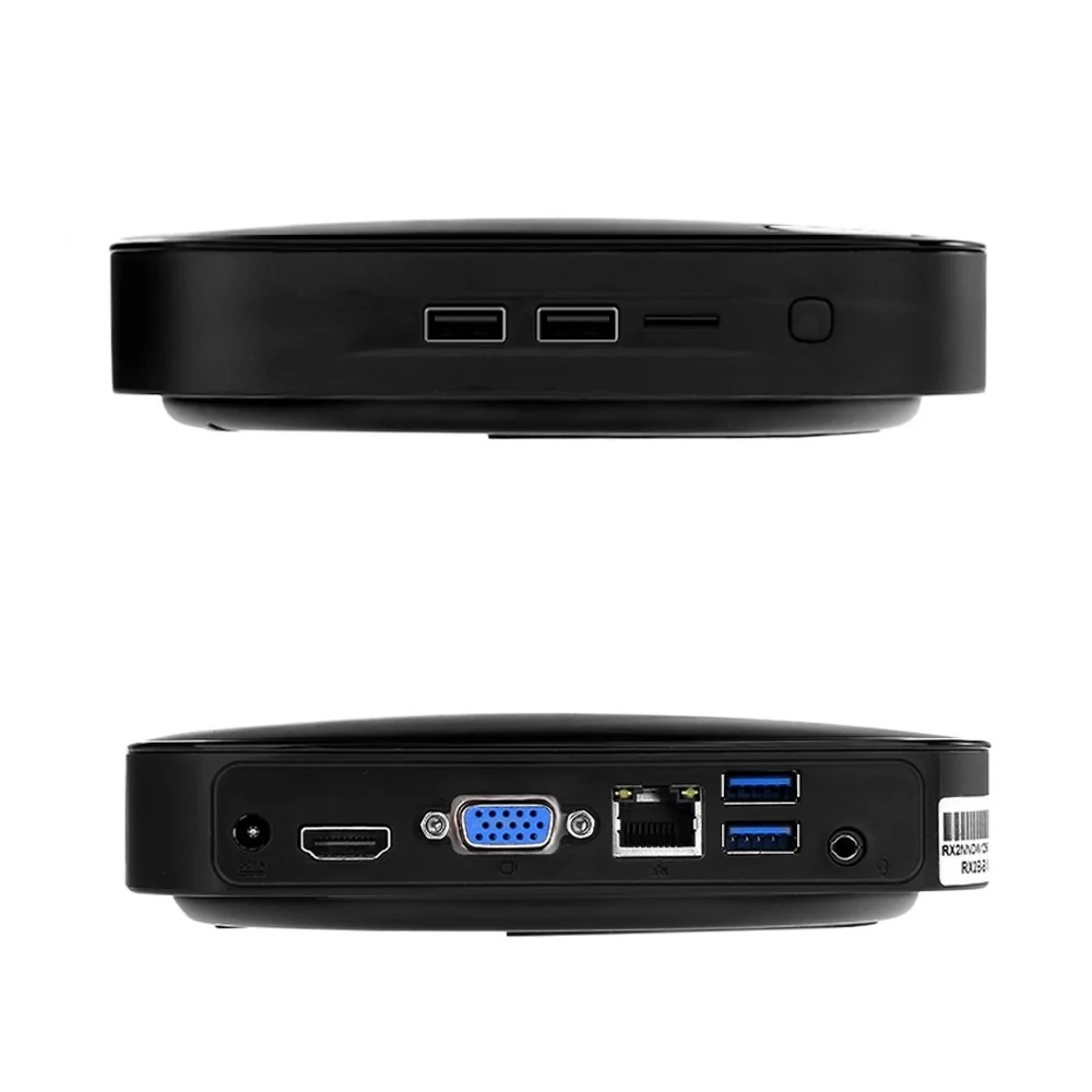 Vorke V1 плюс tv box Intel Apollo Lake J3455 smart 4 г Оперативная память 64 ГБ SSD mini pc windows 4K @ 60 Гц 802.11AC WI