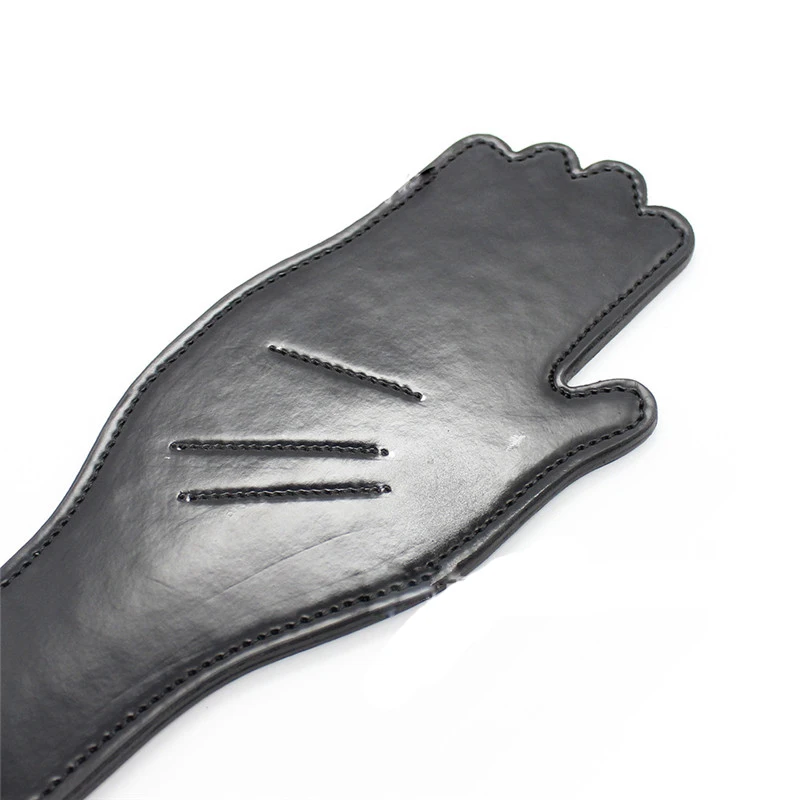 Leather Flogger Whips Adult Games Sex Long Black handle Hand Pat Ass Spanking Paddle Products For Couples shop | Красота и здоровье