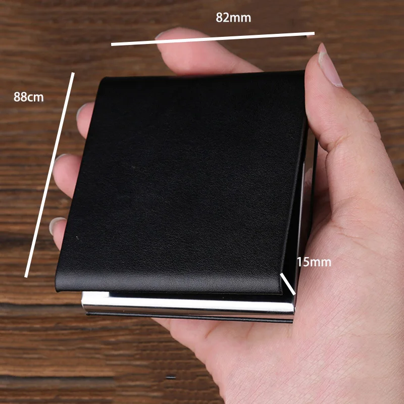 Подарок для мужчин из искусственной кожи Футляр сигарет с магнитной пряжкой и