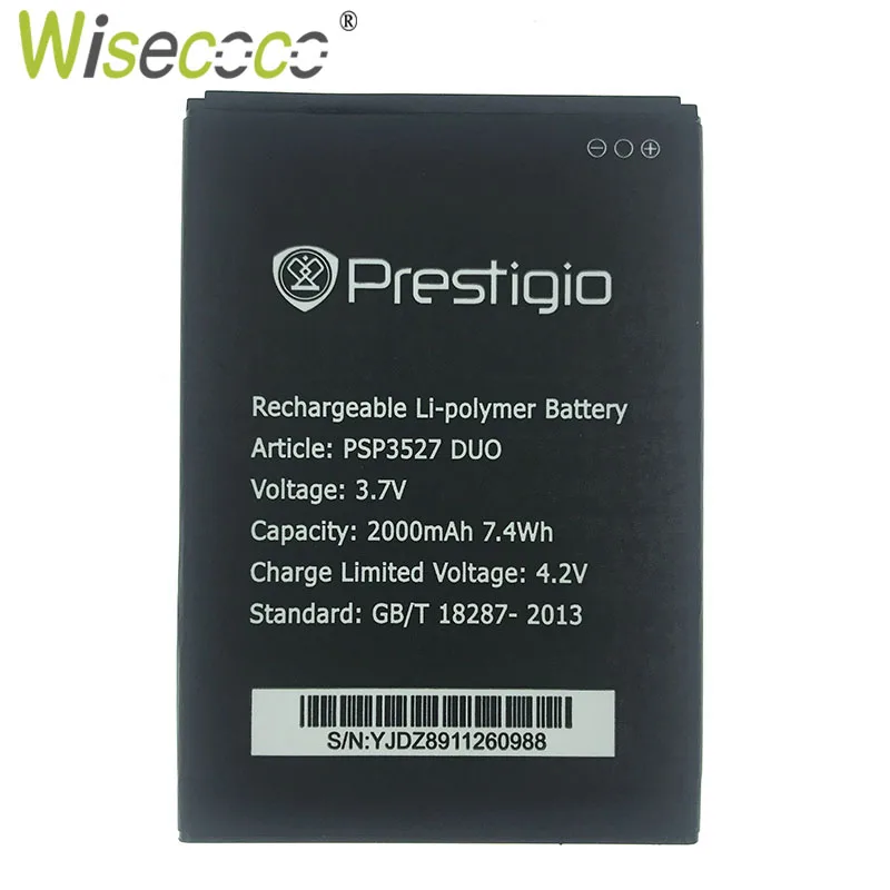 Wisecoco PSP3527 DUO батарея для Prestigio Wize N3 PSP3507 DUO PSP3527DUO PSP5502 Muze A5 сменная батарея телефона+ номер отслеживания