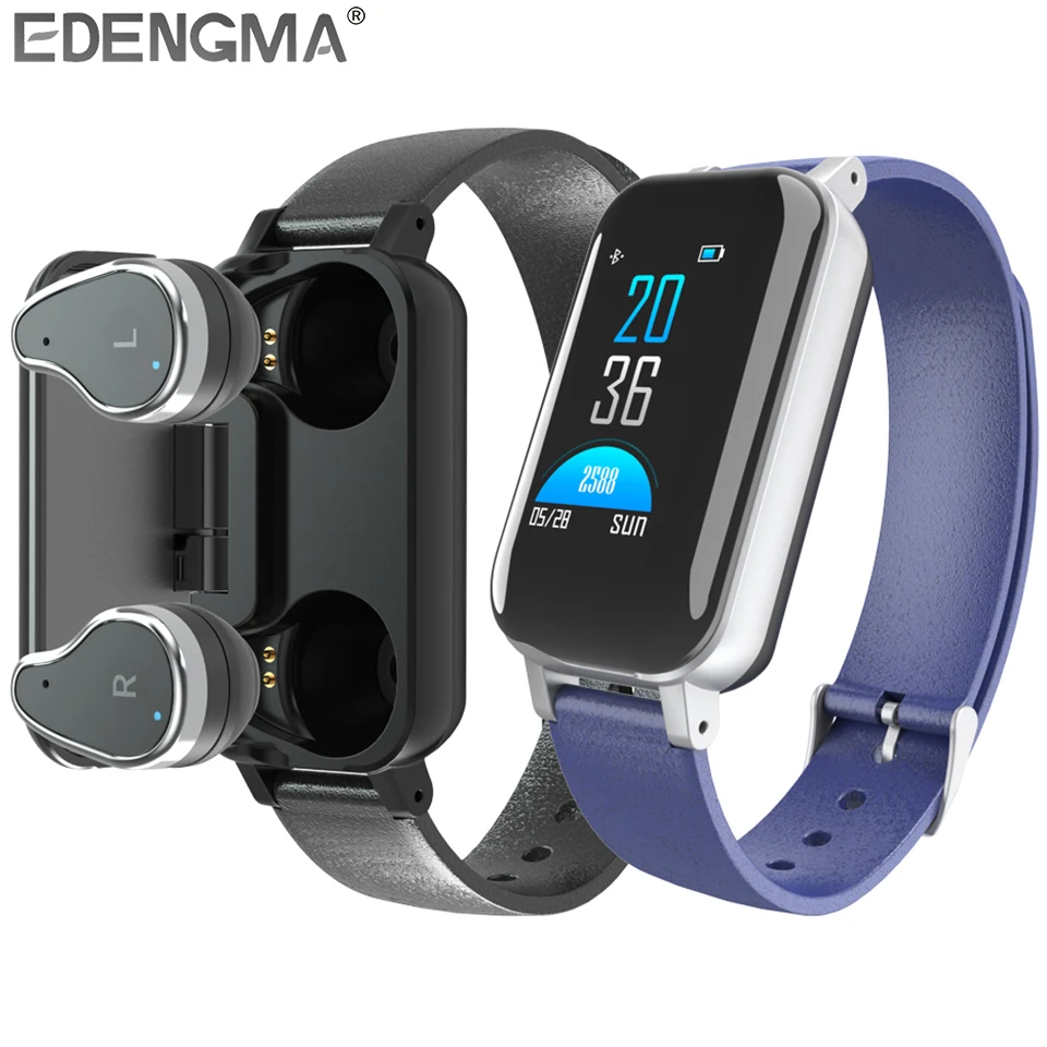 Фитнес браслет с Bluetooth 5 0 беспроводная гарнитура для Huawei Samsung xiaomi Мужской и