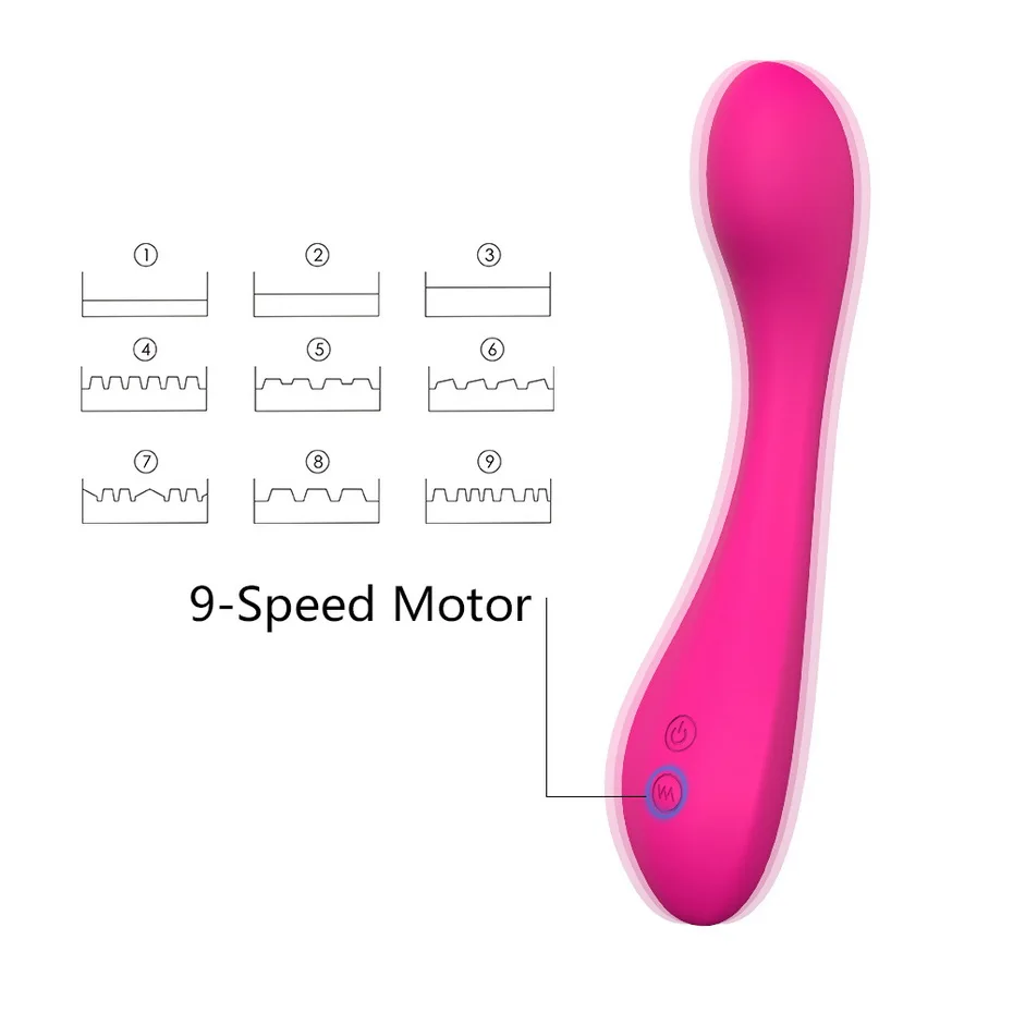 HIMALL многоскоростной вибратор для точки G USB зарядка мощный вибрирующий