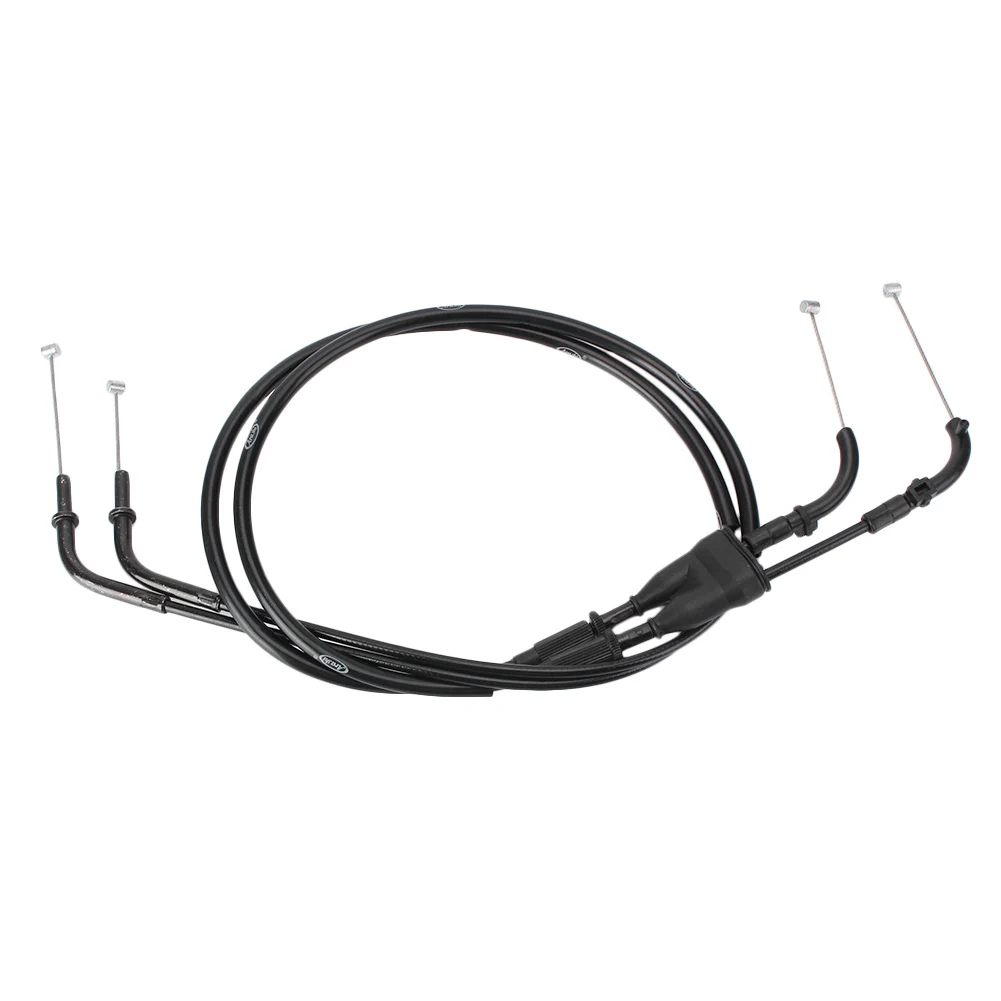 

2Pcs Motorcycle Throttle Cables Accelerator Lines Steel Wires For Kawasaki Z1000 2007 2008 Z 1000