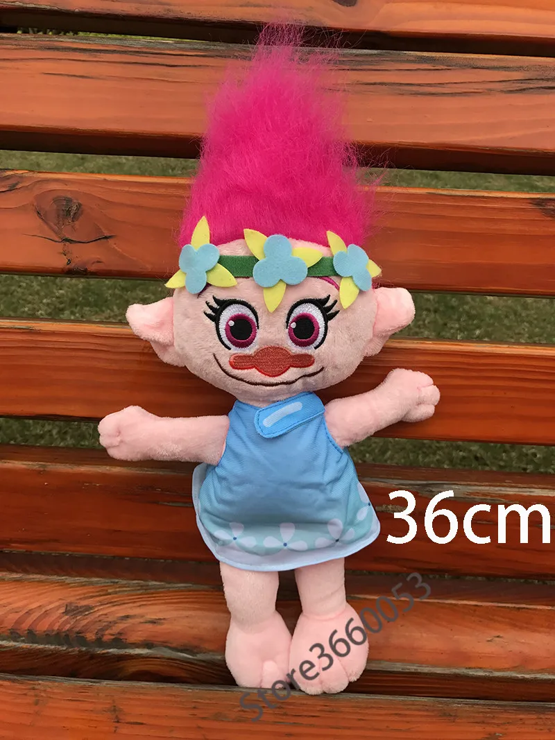 20-38 см фильм тролли плюшевая игрушка маковая ветка мечта работает мягкие куклы из мультфильма на удачу тролли Рождественский подарок для ребенка