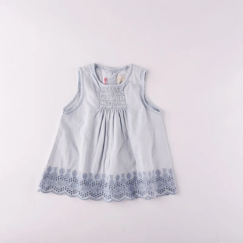 

Платье для маленьких девочек с вышивкой; Лидер продаж; Летняя детская одежда; Платье; 1-5 шт.