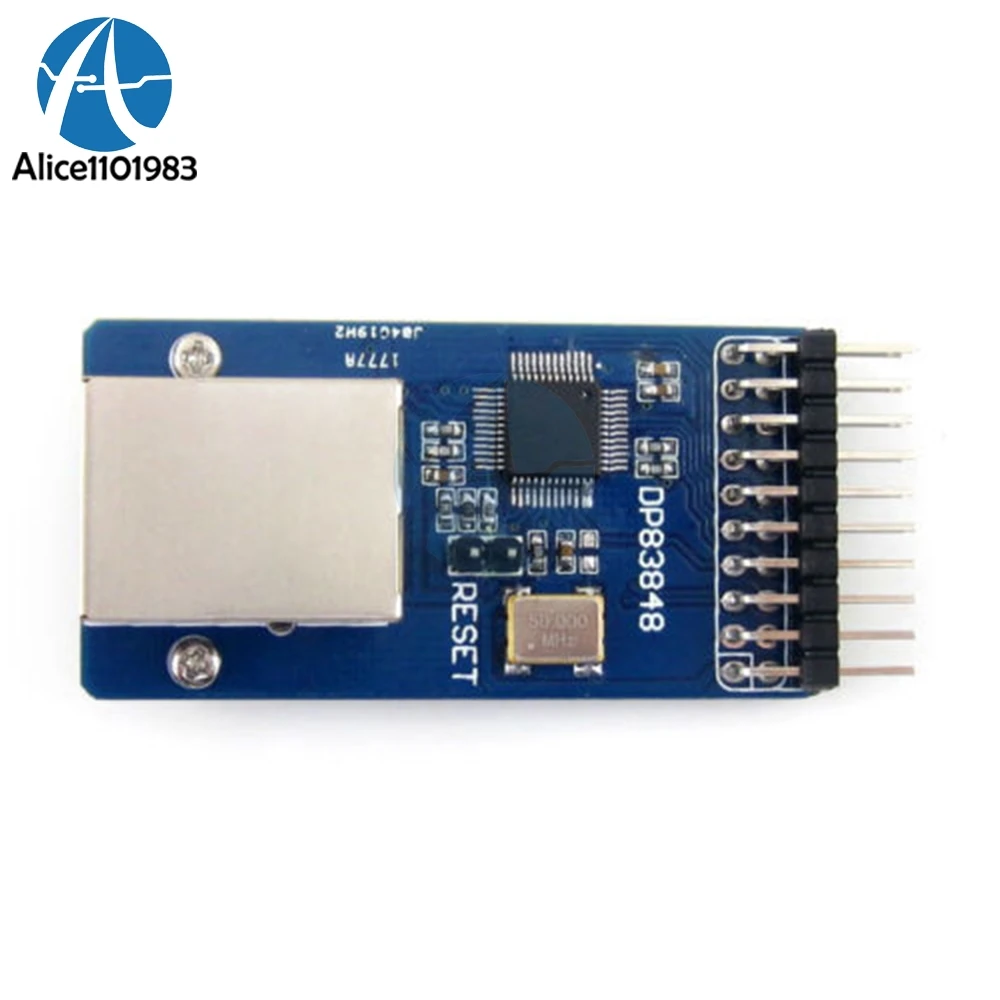 DP83848 Ethernet физический уровень трансивера RJ45 управления контроллер интерфейсная