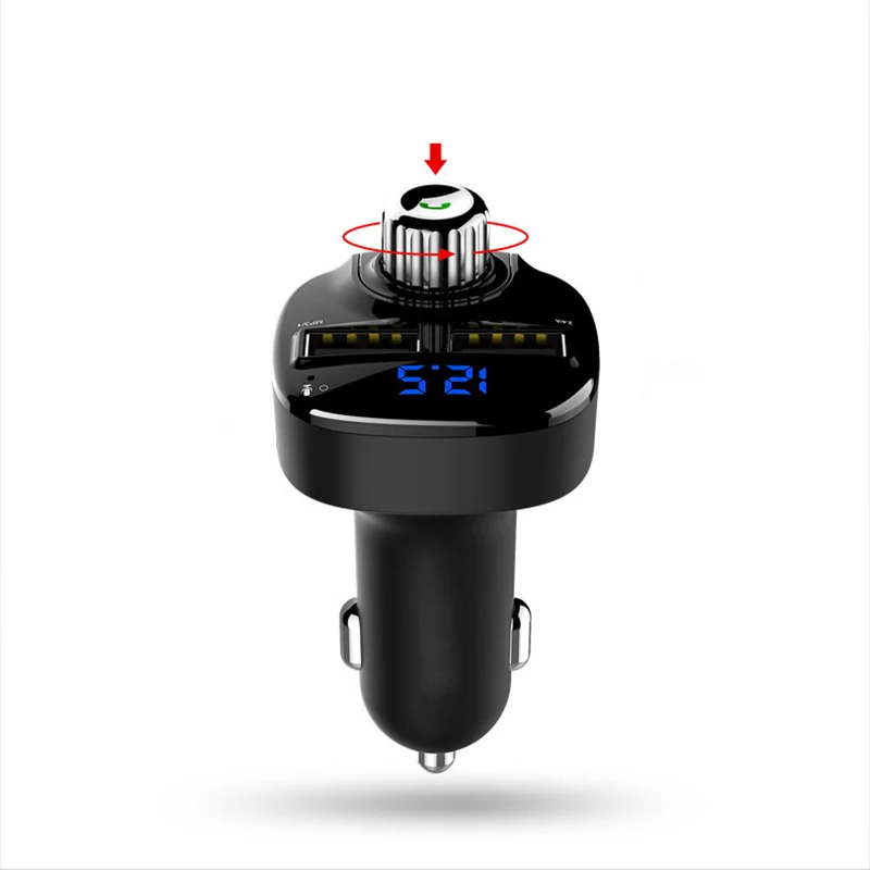 Беспроводной FM трансмиттер Tancredy Bluetooth автомобильный комплект громкой связи