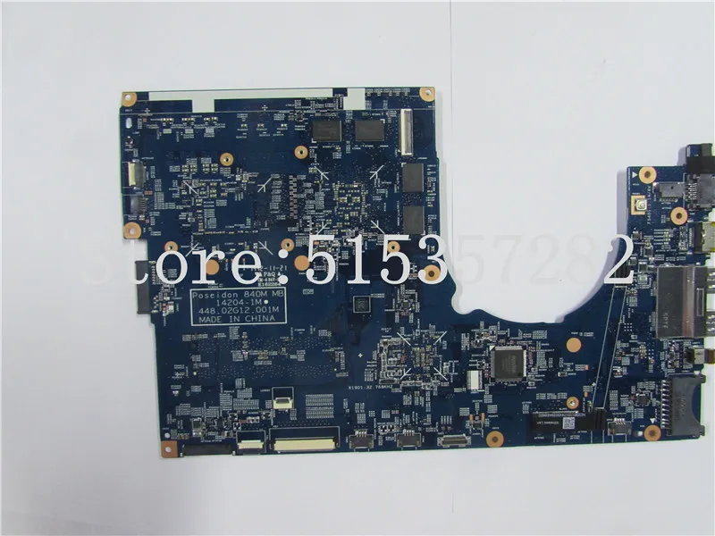 Для ACER ASPIRE VN7-791G материнская плата для ноутбука 14204-1M 448.02G12.001M 448.02g13.001m W/i7-4710HQ и GTX860 |