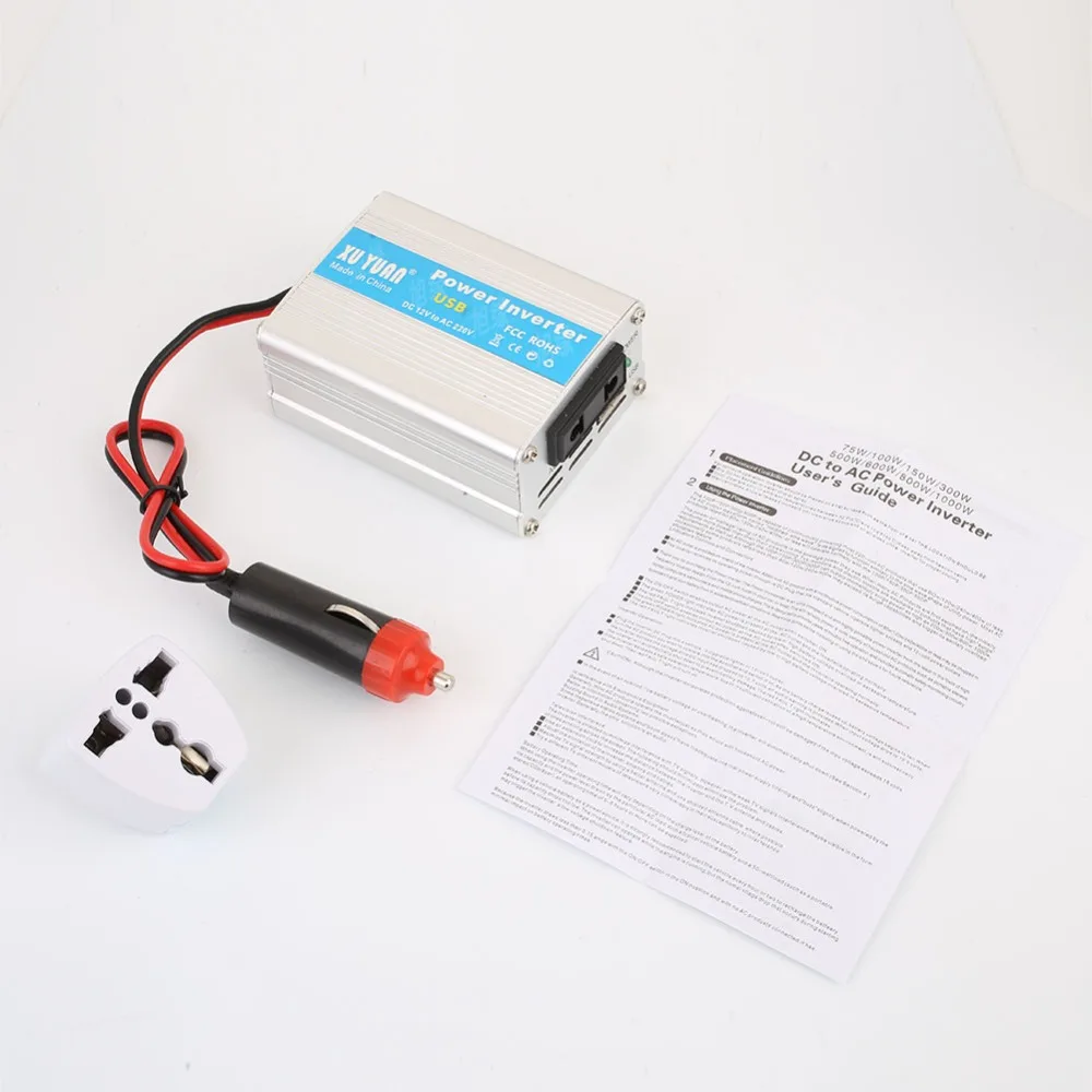 Vehemo 50/60Hz работающего на постоянном токе 12 В до 110 V/220 V AC преобразователь