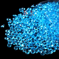 10000pcslot 6mm turquoise color acrylic diamond confetti table scatter confetti for wedding bridal show decoration