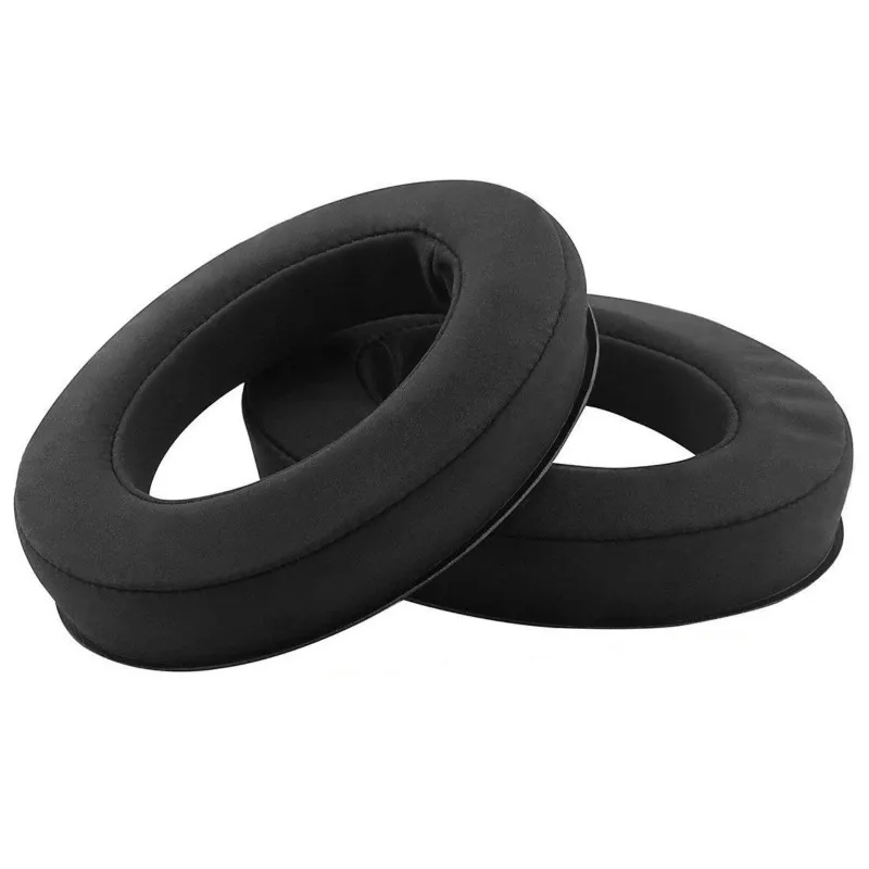 Black Velvet Fabric Протеиновая кожа Sennhei игра одна игра ноль Наушники Замена амбушюры подушки чашки крышка амбушюры запчасти - Цвет: Black Velvet Fabric
