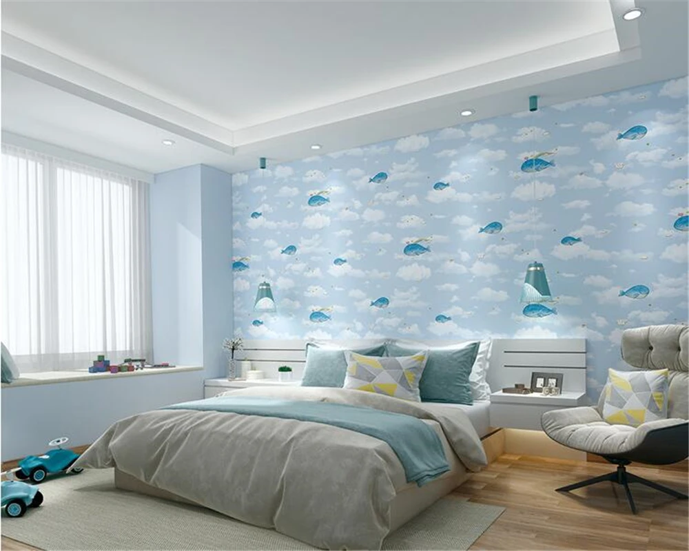 Новый 5D детская комната прессования обои для спальни исследование мальчиков