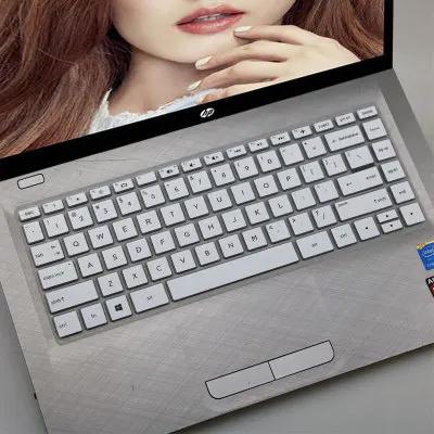 14 дюймов чехол для клавиатуры ноутбука протектор для hp павильон X360 14-BAxxxx BA033TX/X360 14-BFxxxx серии BF035TX Тетрадь кожи - Цвет: White