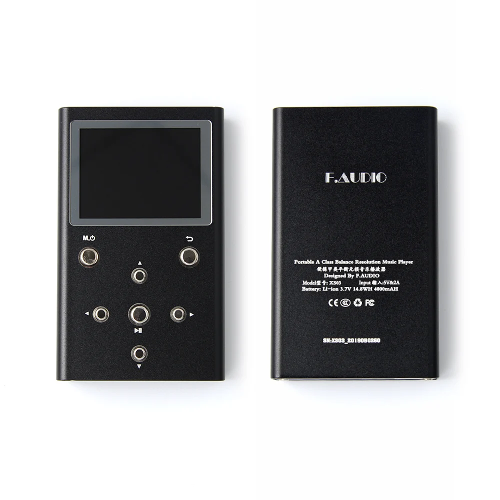 F. Аудио XS03 HiFi музыкальный плеер без потерь с двойной AK4493EQ THS4151+ OPA1612 DSD256 3,5 мм Баланс аудио плеер AK4493 DAP MP3