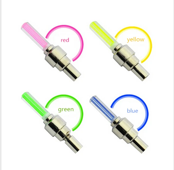 10 шт./лот велосипедные фары для горного велосипеда светодиоды шины колпачки на