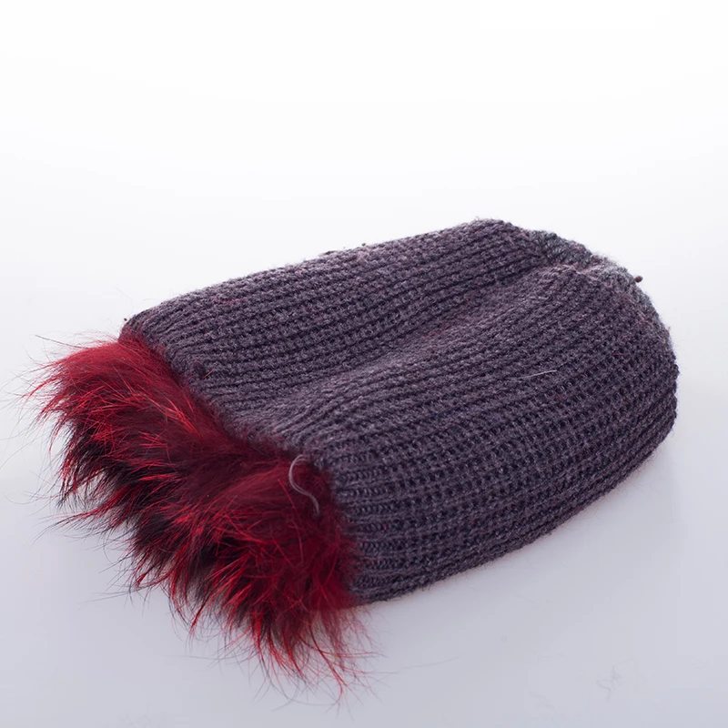 JKP новая зимняя шапка из животного меха лисы с натуральным теплым толстым мехом
