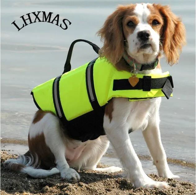 Спасательный жилет для больших собак Воздухопроницаемый спасательный купальный