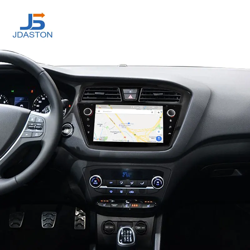 JDASTON Android 10 автомобильный мультимедийный плеер для Hyundai I20 2015 2018 4G + 64G GPS Навигация