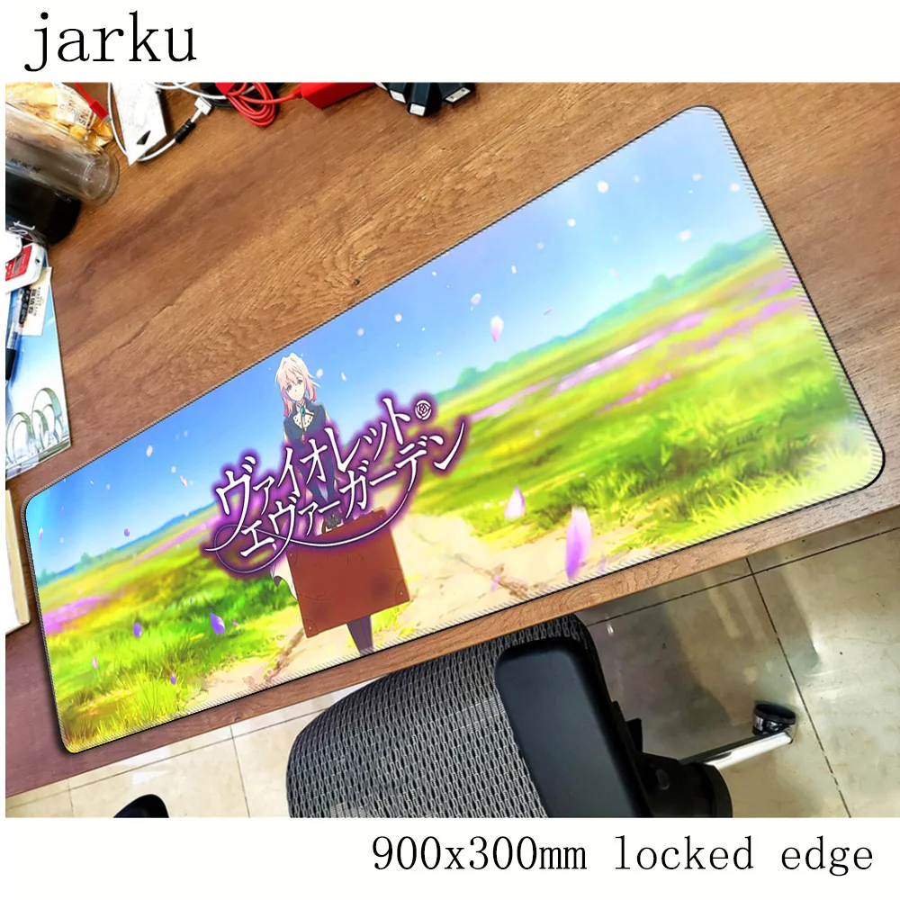 Геймерский коврик для мыши Фиолетовый evergarden 900x300x3 мм игровой locrkand аксессуары