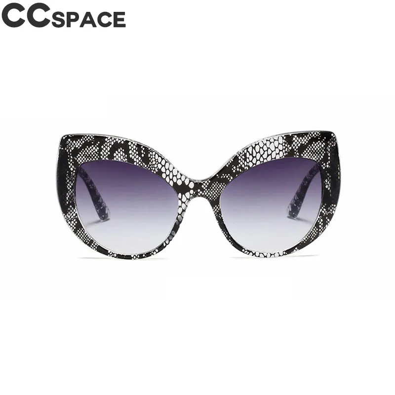 45616 Большие женские солнцезащитные очки кошачий глаз Модные Винтажные Брендовые