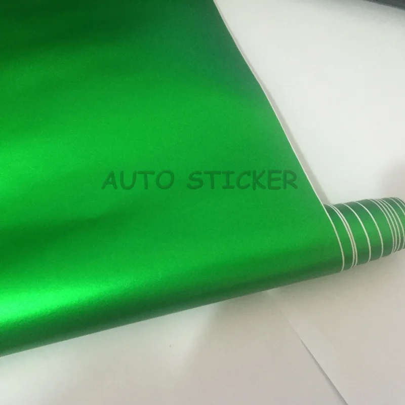 Retailing 10/20/30/40/50cm*152cm Apple Green Metallic Matt Vinyl wrap Car Wrap With Air Bubble Free Wrapping Sticker Foil | Автомобили и