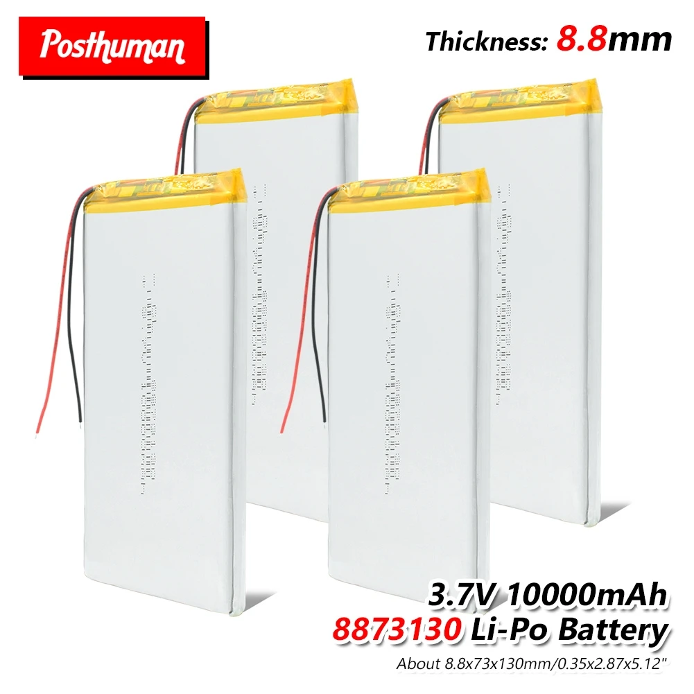3,7 V 10000mAh Lipo литиевая батарея 8873130 с PCB литий-полимерная батарея Замена для планшета DVD медицинское устройство