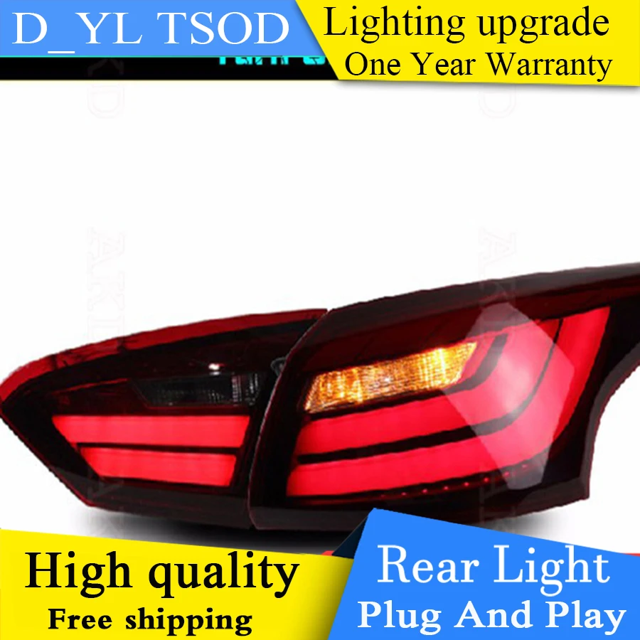 Задние фонари для Ford focus 3 2012-2014 светодиодные задние Focus светодиодный