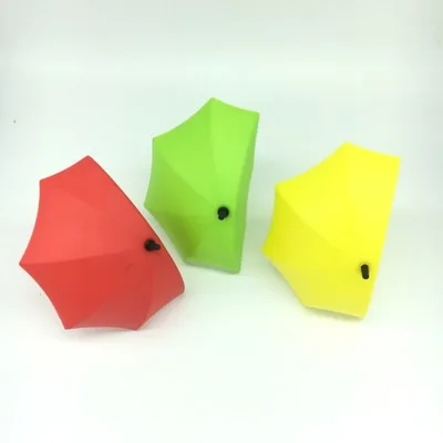 

3pcs/lot Umbrella Shaped Creative Key Hanger Rack Decorative Holder Wall Hook Kitchen Organizer Bathroom Accessory