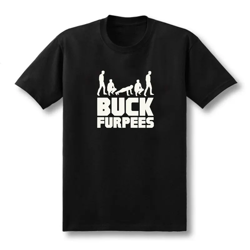 Новинка 2019, Мужская футболка с принтом бак-фурпей, модная летняя футболка из 100% хлопка