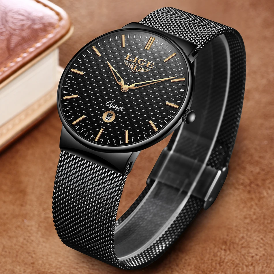 Reloj Mujer LIGE модные роскошные Брендовые женские кварцевые часы для Montre Femme женские часы Relogio Feminino женские золотые часы