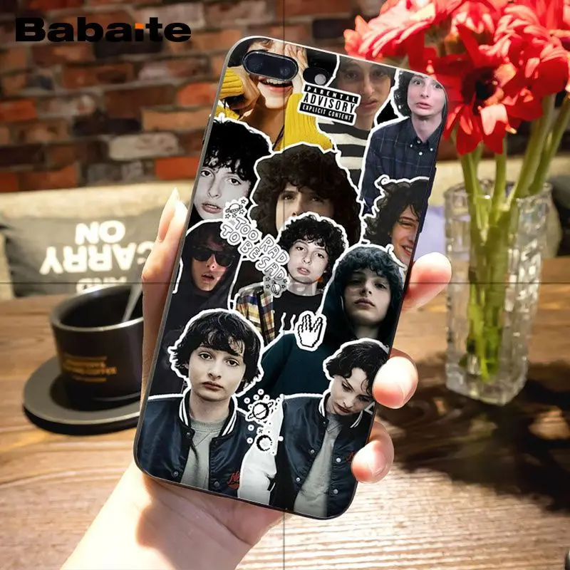 A5 Babaite Finn Wolfhard Stranger Things TPU черный чехол для телефона для Apple iPhone 8 7 6 6S Plus X XS MAX 5 5S SE XR 11 11pro 11promax - Цвет: A5
