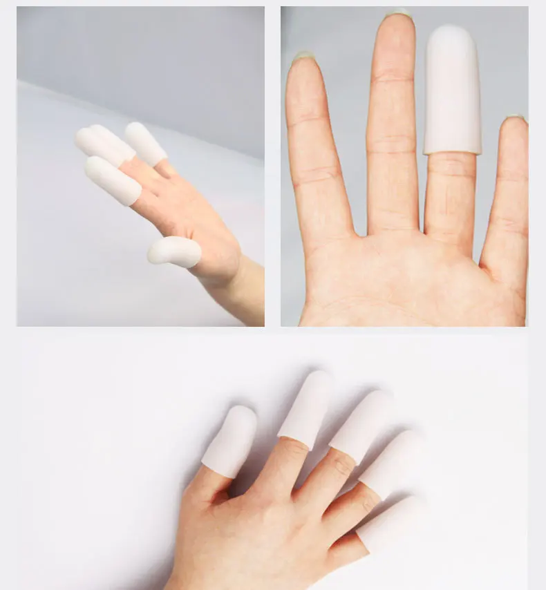 Для ухода за ногами силиконовые гелевые трубки для пальцев ног защиты мозолей |