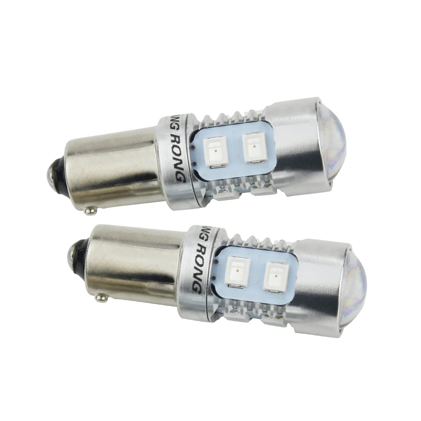 ANGRONG 2x Amber H21W 435 BAY9s SAMSUNG 10 SMD 2835 Светодиодный 10 Вт Sidelight обратный Индикатор лампы для VW Golf Mk5