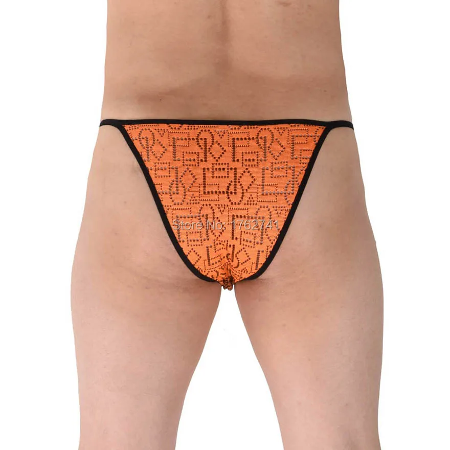 Мужские ажурные трусы бикини жаккардовое нижнее белье мини трусы|men bikini|mens bikini