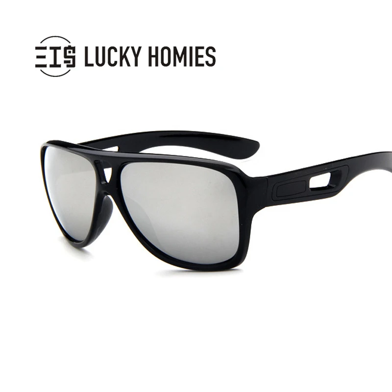 Fashion Sunglasses Men women Driving Mirrors Coating Points Black Frame Eyewear Male Sun Glasses | Аксессуары для одежды